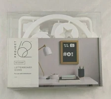 LETTERBOARD ICONS For Message Boards White 40 Count Fun Symbols Project 62