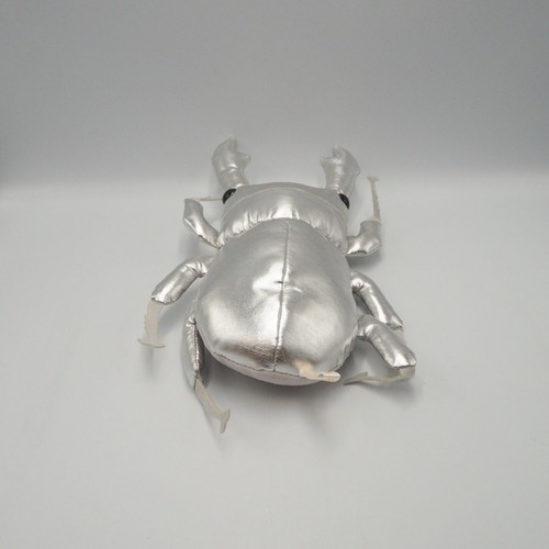 Peluche 11" jouet poupée insecte Golden Kabuto vs Silver Cerf Beetle MD1002 Sk Japon - Photo 6/13