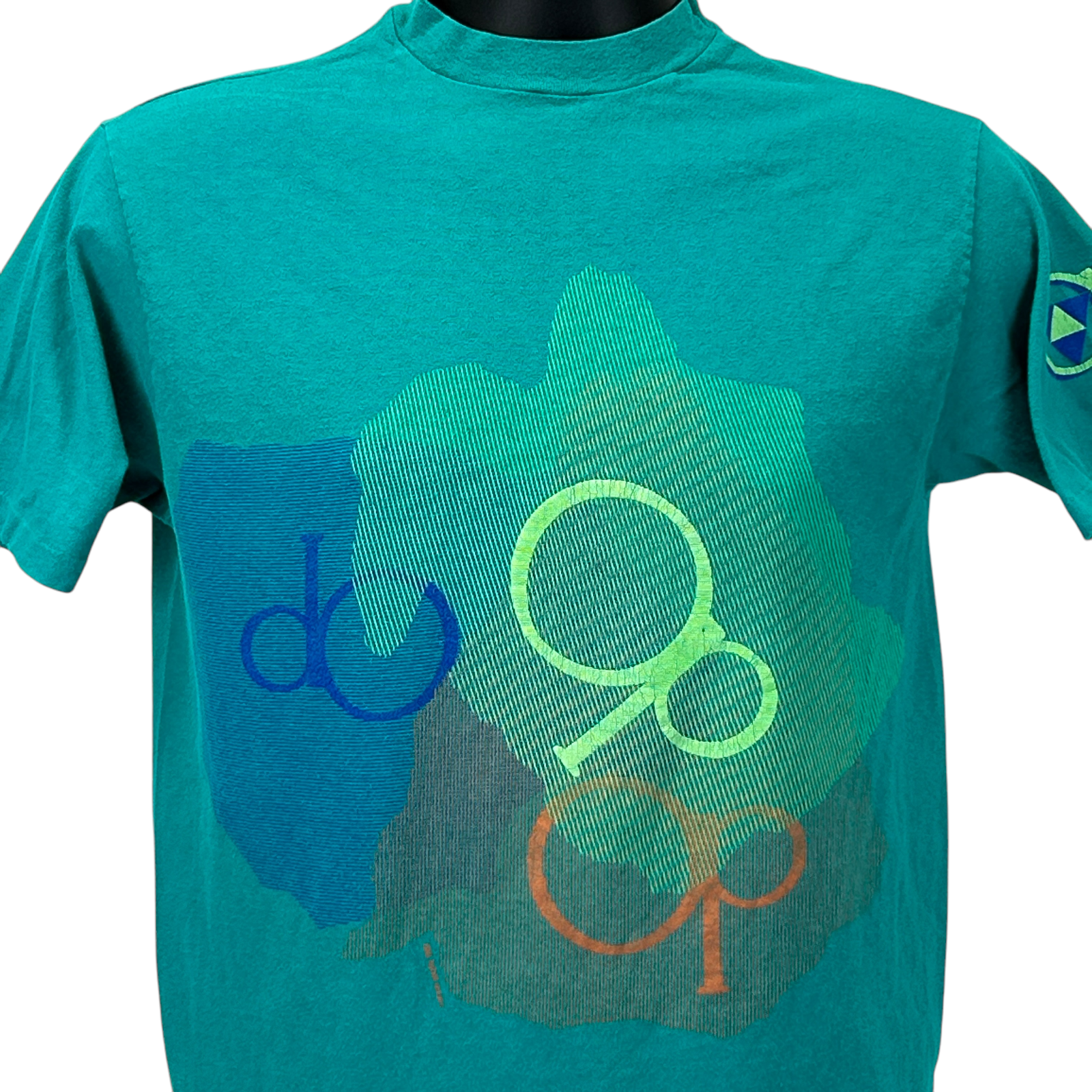 Vintage OP Ocean Pacific T Shirt Mens Small Surfer Surfing 80s Made In USA Green