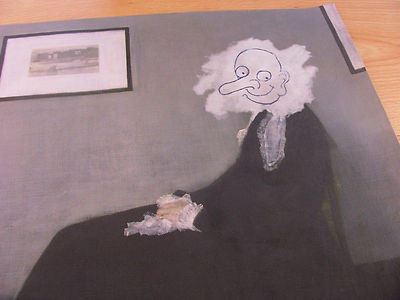 MR BEAN WHISTLERS MOTHER CANVAS PRINT POSTER PHOTO WALL ART DECOR