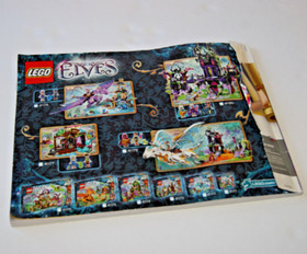 Lego 41130 Amusement Park Roller Coaster Friends Minifigs Manual INCOMPLETE READ