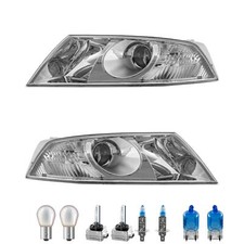 Xenon Scheinwerfer Set inkl. Lampen für Skoda Octavia II Combi 1Z5 mit LWR Motor