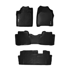 Smartliner Black 1st, 2nd, & 3rd Row Floor Liners for Honda Pilot