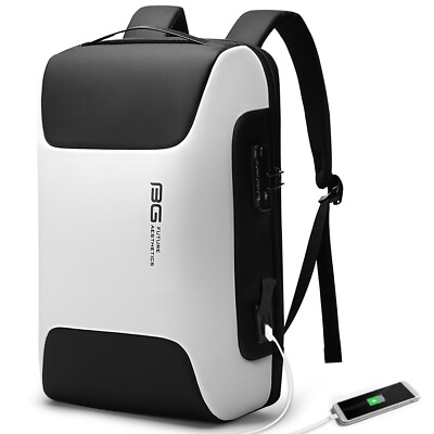 BANGE Business Laptop Backpack Fits 15.6 Inch Notebook, Anti Theft Work Backp...
