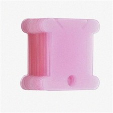 Pink StitchSaver: 100 Pcs Embroidery Floss Bobbins - Cross Stitch Thread Holder