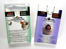 EMPTY CatGenie SaniSoultion Cartridges for Refill - Lot of 2/Package