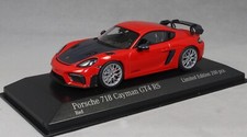 Minichamps Porsche 718 Cayman GT4 RS in Red w/Silver Wheels 2021 413069714 1/43