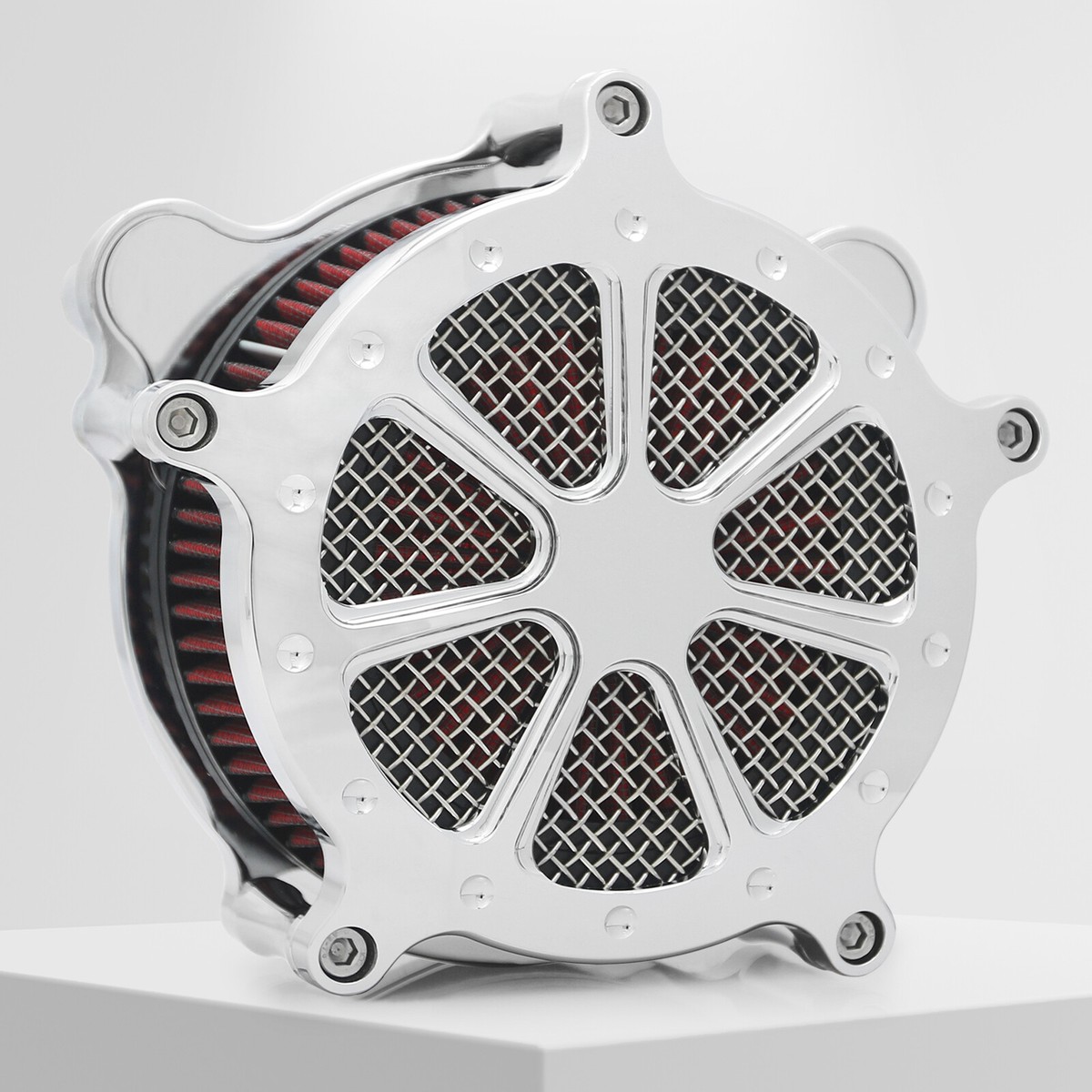 Air Cleaner Red Intake Filter Kit For Harley Electra Glide Road King 2008-2016