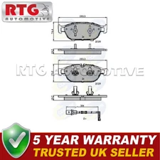 Front Brake Pads Set Fits Audi A6 A7 Allroad 3.0 TDi + Other Models