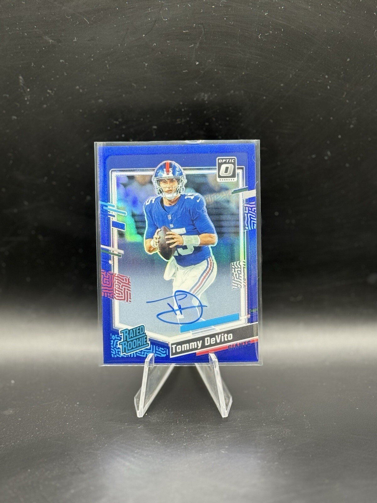 TOMMY DEVITO 2023 DONRUSS OPTIC RATED ROOKIE BLUE PRIZM RC AUTO /99 Q2687