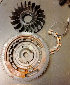 Briggs & Stratton 250cc Engine 15C104-0139-E8 Lighting Flywheel Alternator Coil