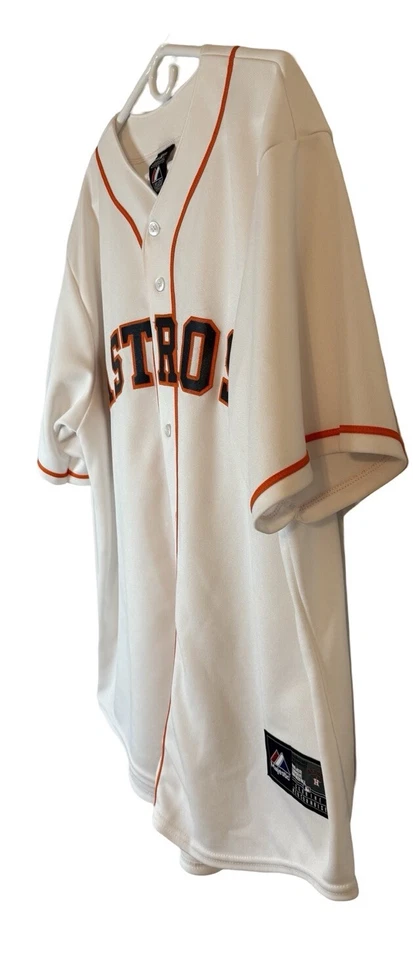Camiseta blanca de colección majestuosa mercancía genuina MLB Houston Astros para hombre XL hecha en EE. UU. Foto 3 de 4