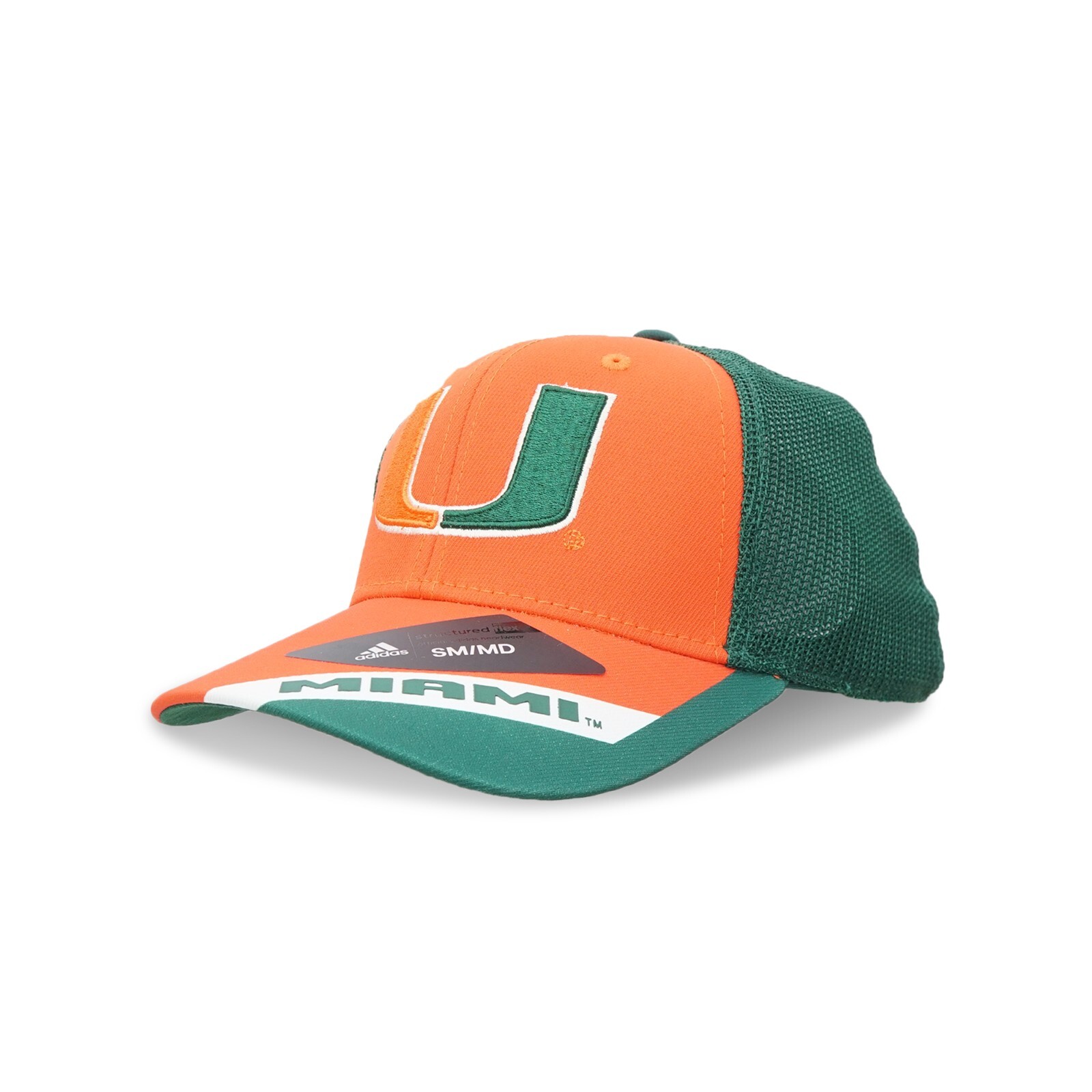 Майами ураганы в NCAA Адидас сублимированный козырек сетка структурированная гибкий встроенная крышка
