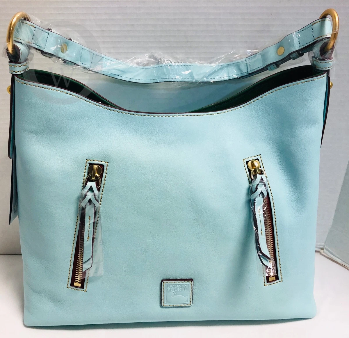 Dooney and Bourke Handbags - Leather Blue Shoulder Hobo Bag