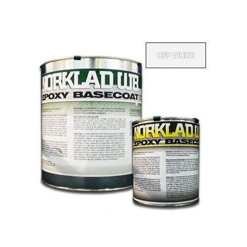 Norklad WB - Waterborne Epoxy Floor Paint, Base Coat, Royal Blue, 1 gallon Kit