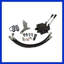 2 Hydraulikanschluß für Massey Ferguson 100 + 200 mit 2 x Steuerventil