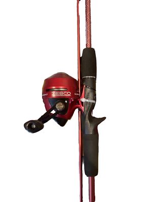 Zebco Slingshot Spinning Reel and Fishing Rod Combo, 5-Ft 6-In 2-Pc Fishing  Pole