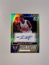 2017 Panini Donruss Optic Signature Series Gold Prizm 03/10 Marvin Williams Auto