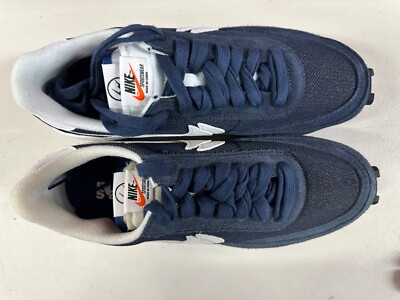 NEW Nike Sacai Fragment LD Waffle SF Blue White Obsidian DH2684