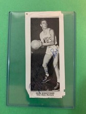 Dick Schnittker signed auto newspaper clipping with Ohio State Minneapolis Laker