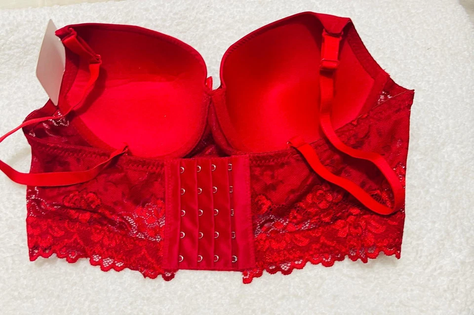 ANGELINA Sujetador Push-up Levantamiento Suave Ligero Encaje 36C 38B Calidad Muslo"Elección Popular Foto 3 de 4