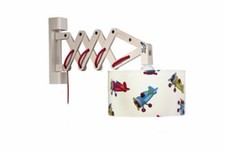 LED Kinderzimmer-Deckenleuchte Flugzeuge rosa für 5x LED Lampe bis 40 Watt