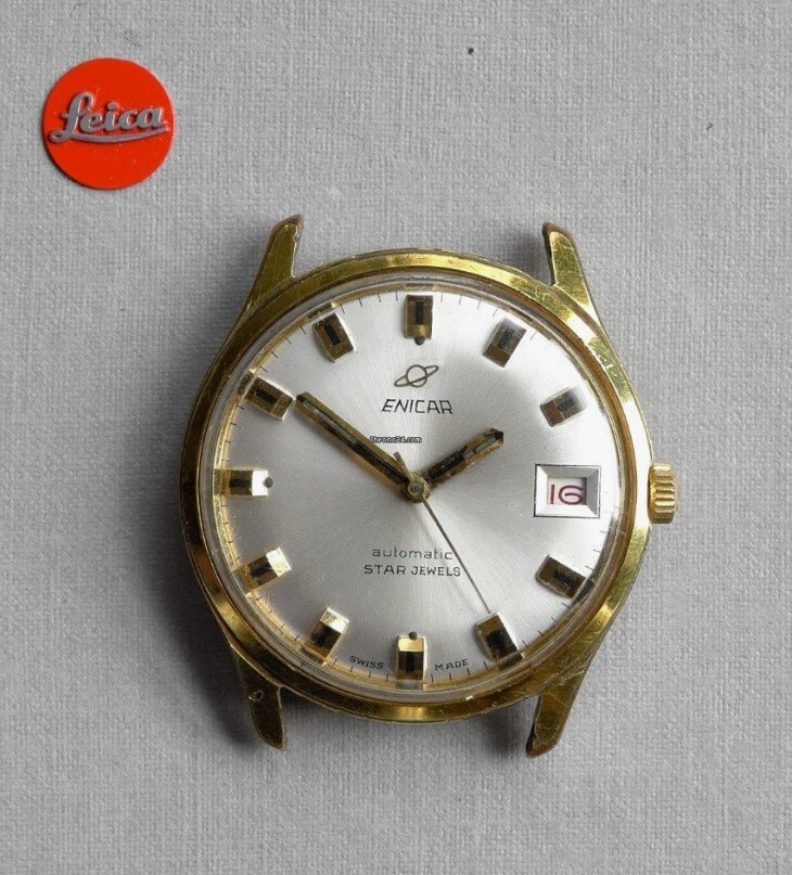 Vintage ENICAR AR1145 Ocean Pearl Automatic Same Movement as