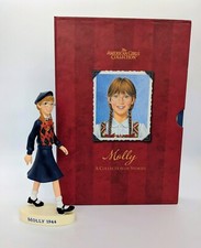 The American Girls Collection 1944 Molly Books 1-3 Paperback / Slipcover/Figurin