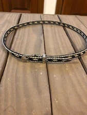 Horsehair 3/8" Hat Band with Buckle Set