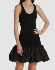 $890 AZ Factory Women's Black Thebe Magugu Tank Mini Dress Size Medium