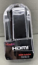 Rocketfish HDMI Switcher 4-Port RF-HDMI4 NEW Sealed Rocket Fish 1080p
