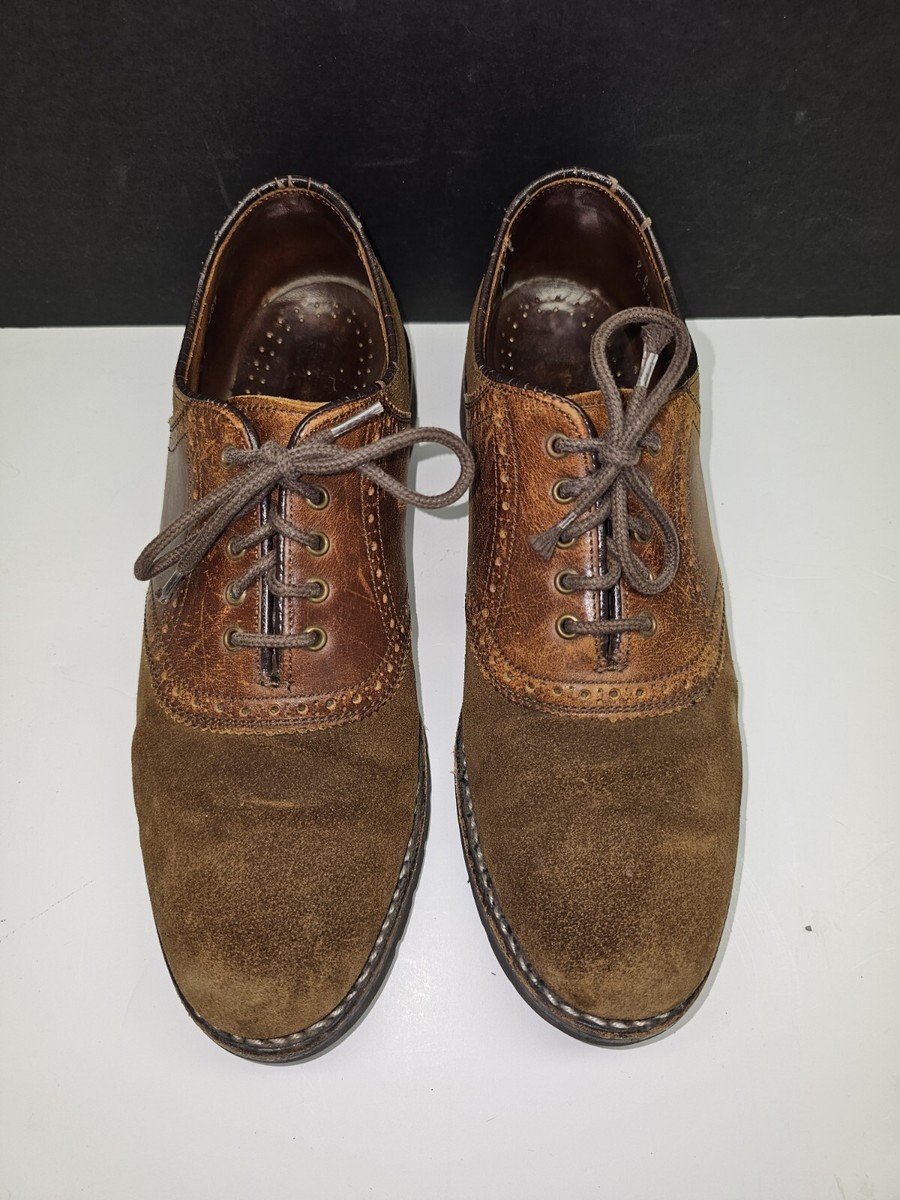 Vintage L.L. Bean  Derby Shoes Men\'s Size 11 M Tan Suede Leather Oxfords USA s-l400.jpg main image 2