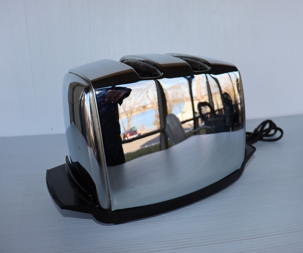 Vtg SUNBEAM Radiant Control AUTOMATIC TOASTER 203 AG For Parts or