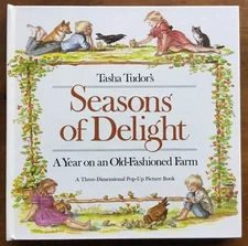 RARE Fine Hardcover First Edition Seasons of Delight POP UP by Tasha Tudor HOME