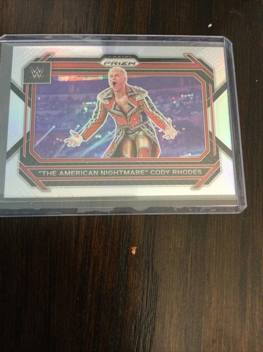 2023 Panini Prizm WWE Wrestling American Nightmare Cody Rhodes #1 Silver Prizm