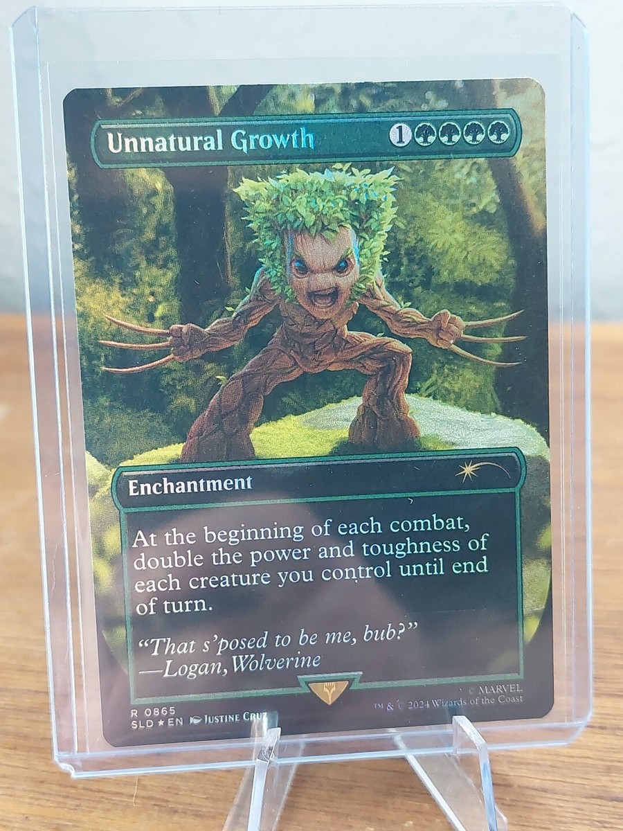 Unnatural Growth - GROOT & Wolverine ✨ Borderless FOIL