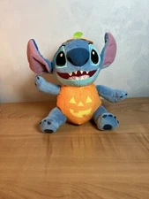 Disney Stitch Just Play Halloween Pumkin Jack-O-Lantern Stuffed Animal Plush