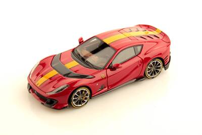 Miniature 1/43 Ferrari 812 Compétition Rouge Course Bande Jaune 812 Competition Rouge Course Bande Jaune