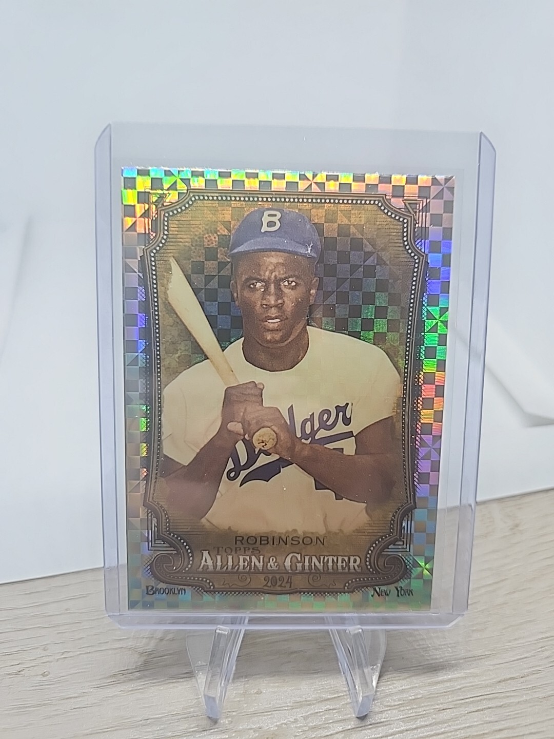2024 TOPPS ALLEN & GINTER BASEBALL JACKIE ROBINSON #170 X-FRACTOR Case Hit