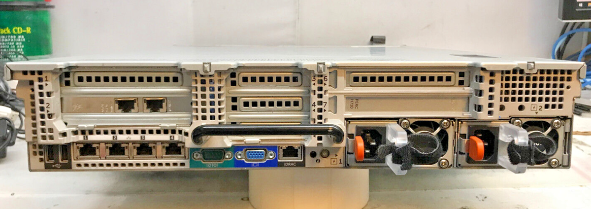 DELL PowerEdge R820 レア DELL PowerEdge R820 Server Dual Xeon E5 4617 @ 2.90GHz 128GB No