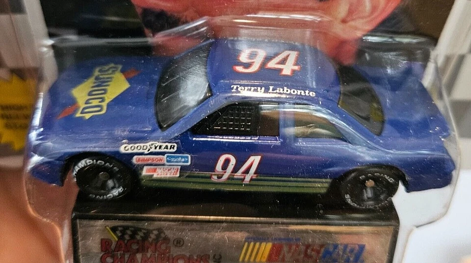 Racing Champions 1991 Terry Labonte Stock Car nuevo paquete coleccionistas soporte para tarjetas Foto 2 de 3