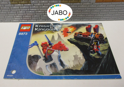 ( OK O1/8) Lego Bauanleitung Castle Knights Kingdom 8873 Fireball Catapult