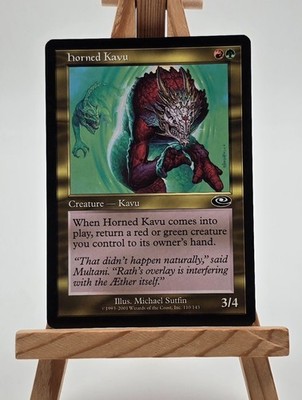 Horned Kavu  Planeshift (PLS) Magic Karte englisch (Gehörnter Kavu) 110/143