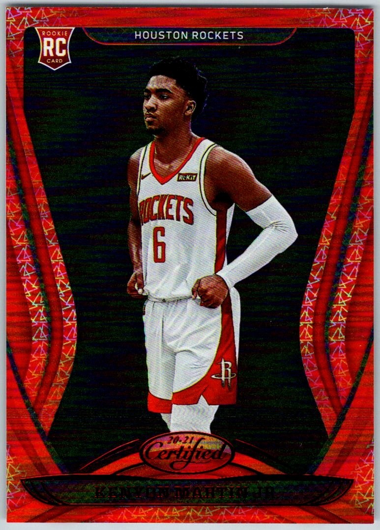 2020-21 Certified Mirror Red #154 Kenyon Martin Jr. RC