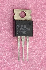 Texas Instruments 7905C -5vdc linear fixed regulator TO-220