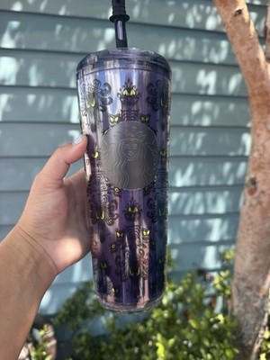 Disney Parks 2026 Starbucks Haunted Mansion Wallpaper 24oz Tumbler