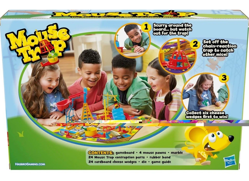 Hasbro Gaming Mouse Trap Board Game New And Sealed - Image 3 of 3