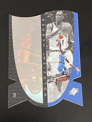 **1997 SPx Kevin Garnett #H5 Holoview Heroes Die-Cut** **Please Read**