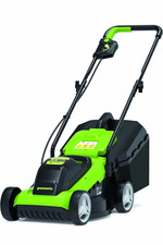 Greenworks 24V Akku-Rasenm&auml;her G24LM33 33 cm manuell mit 30L Grasfangkorb