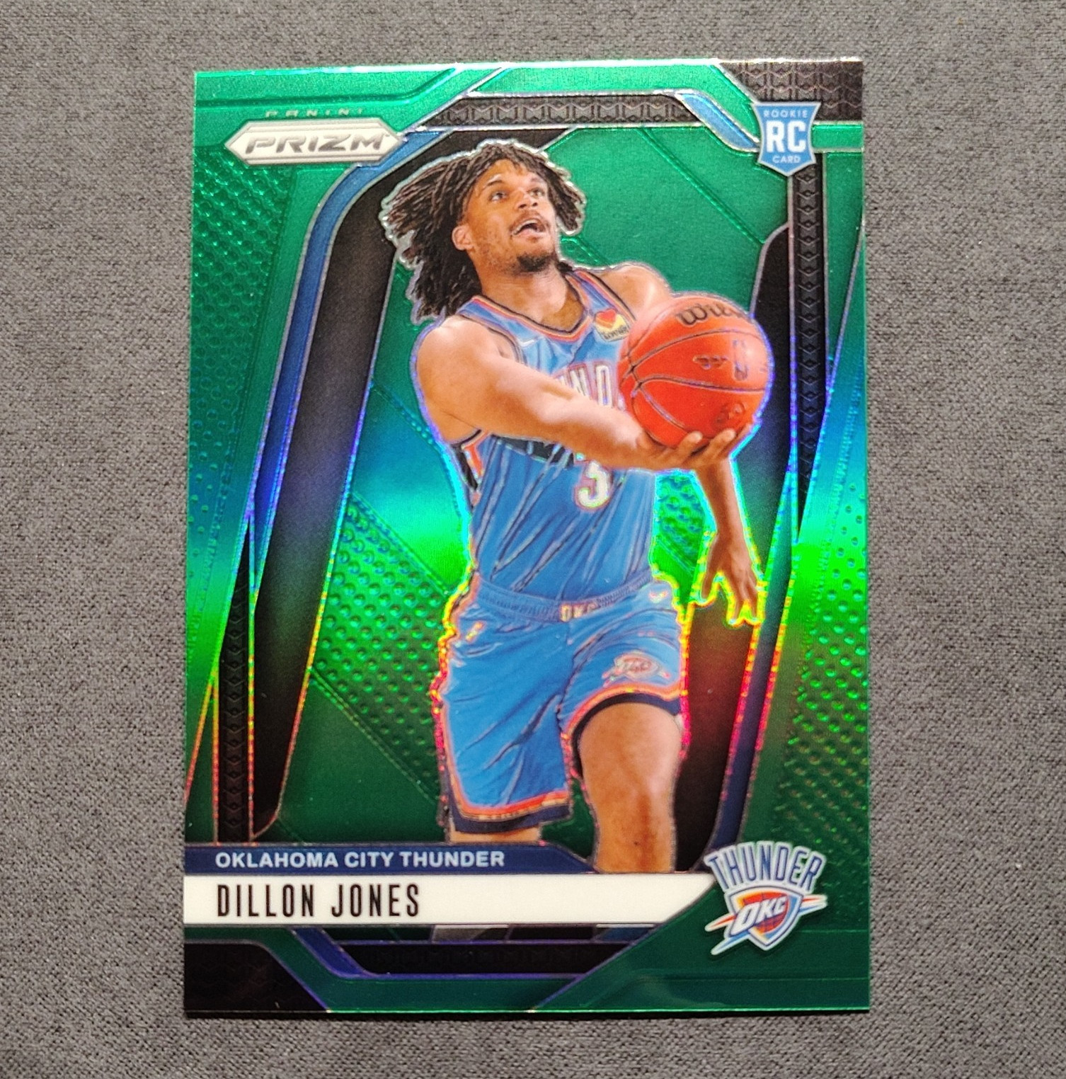 Panini 2024-25 Prizm Dillon Jones Oklahoma City Thunder #240 RC Rookie